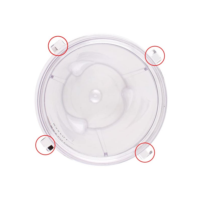 Anbige Replacement Parts for Ninja Blender, 16oz Cup with Lid Compatible with Ninja BL770 BL660 BL810 QB3000 All Pro 4 Tab Blenders (2 cups + 2 sip&seal lids) - Image 4